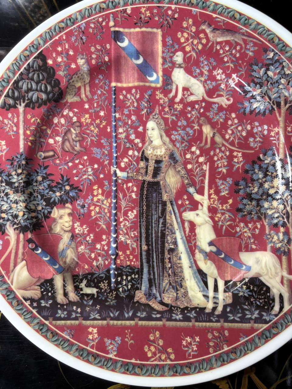 Тарелка декоративная винтажная 2 штуки Limoges