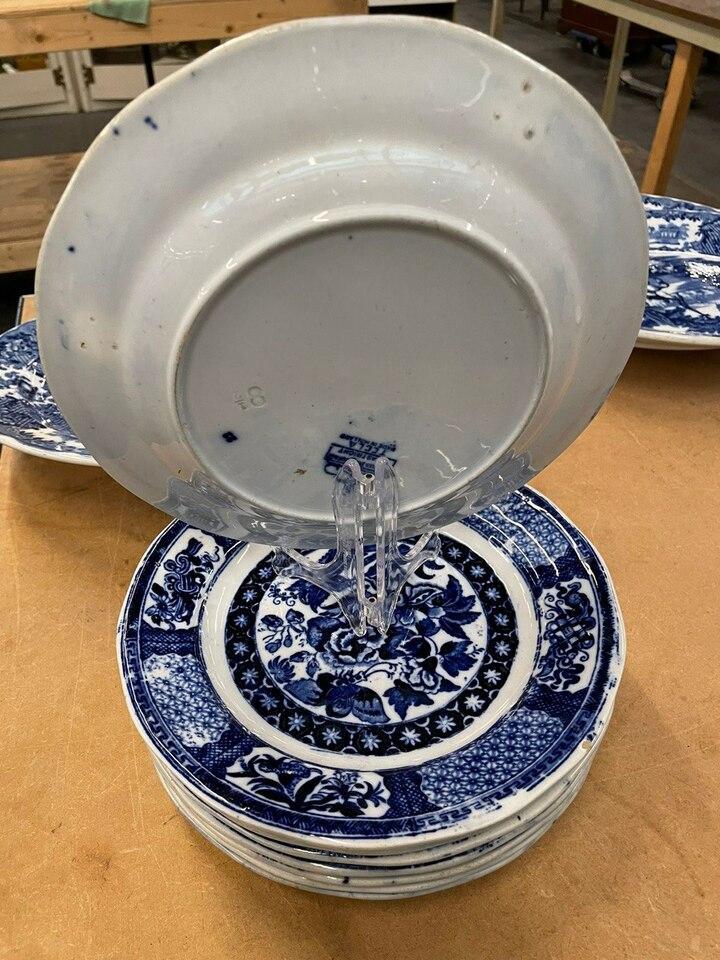 Посуда: вазы/тарелки/чаши винтажные в стиле Делф