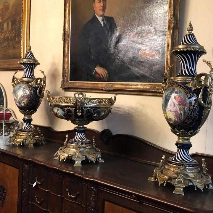 Комплект: Чаша и 2 Вазы