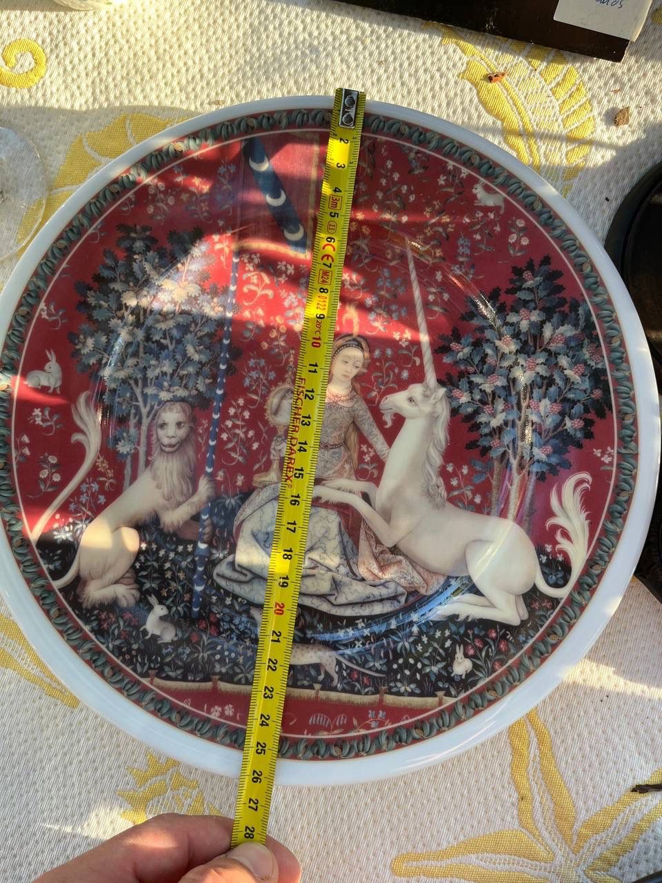 Тарелка декоративная винтажная 2 штуки Limoges