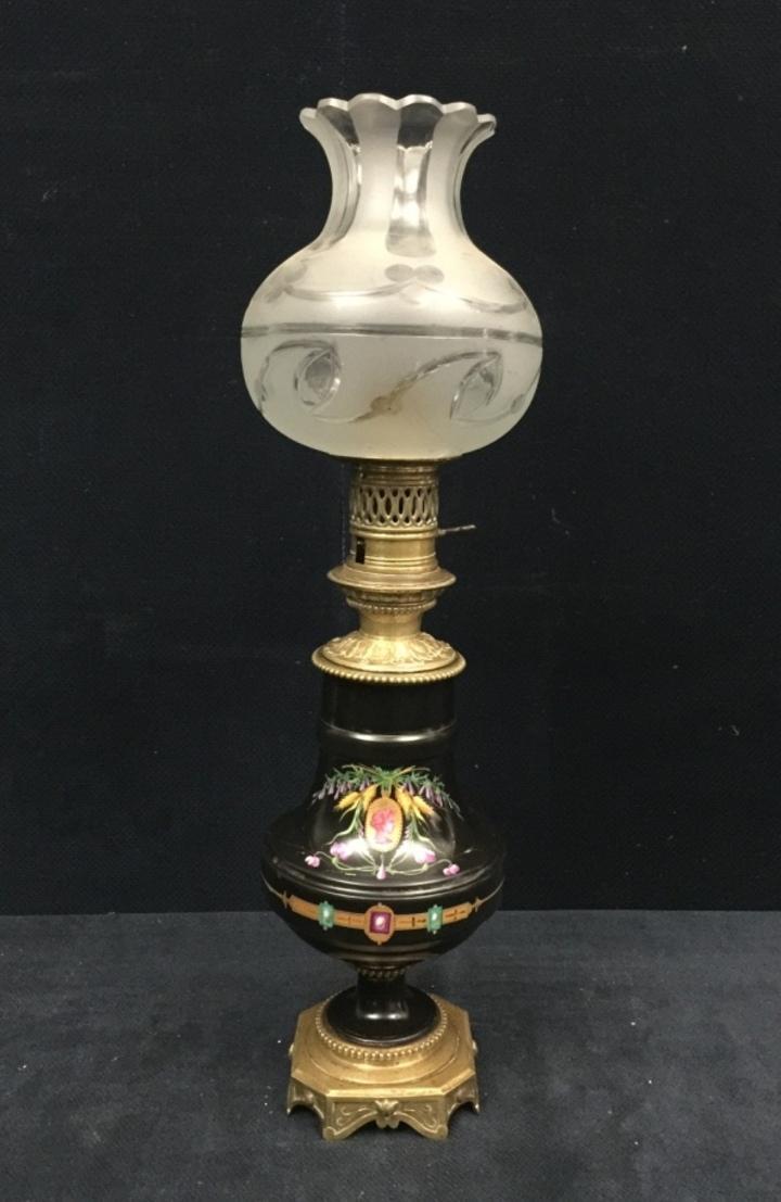 Лампа настольная старинная