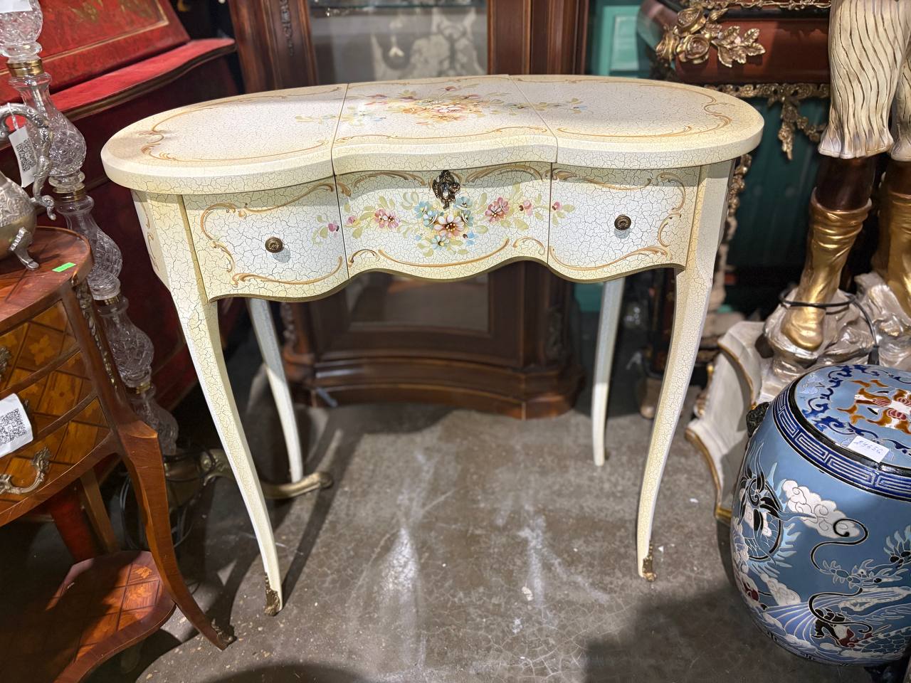 Трюмо/Стол дамский с зеркалом в стиле венецианского барокко