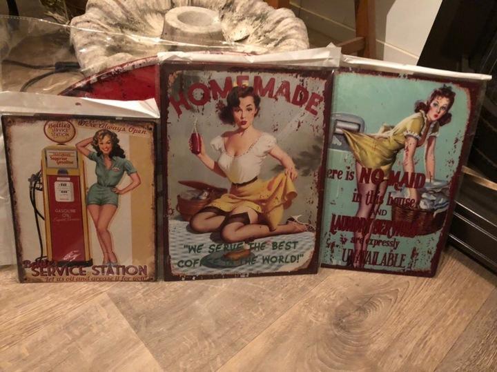 Вывеска/Табличка винтажная 9 штук