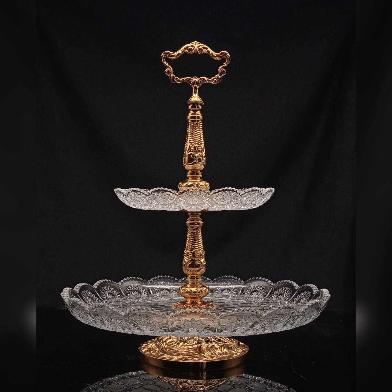 Менажница/Ваза/фруктовница/конфетница 2х ярусная