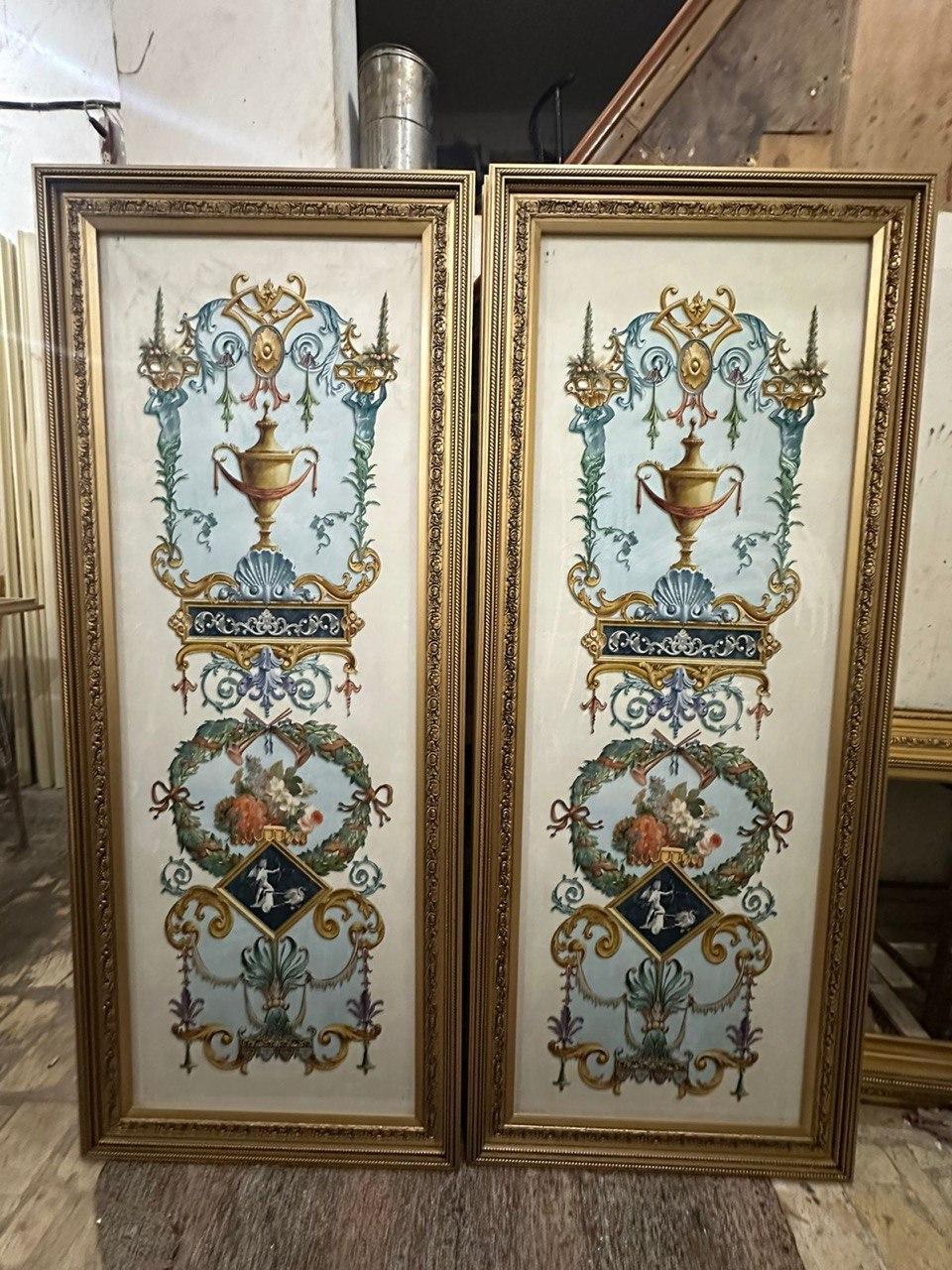 Картина/Панно винтажное 2 штуки