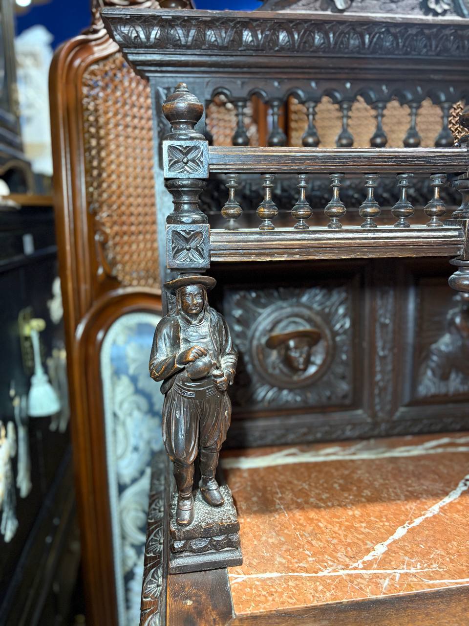 Десертница/Буфет открытый в бретонском стиле