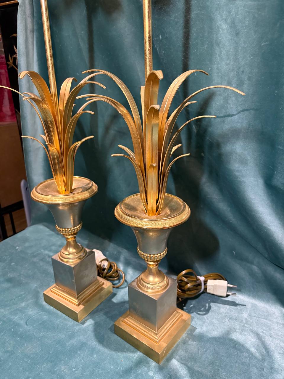 Лампа настольная винтажная 2 штуки