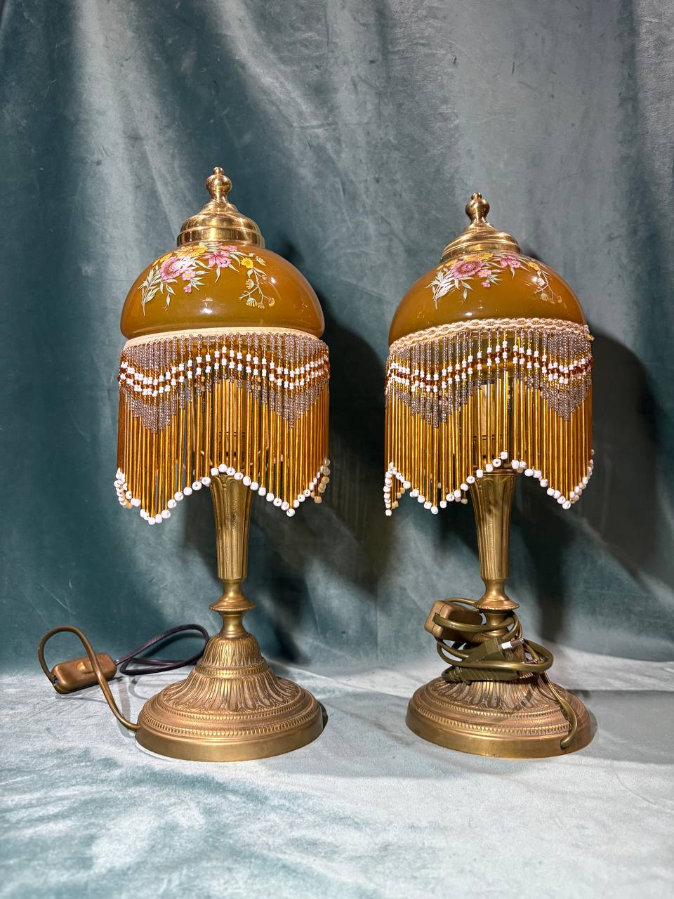 Лампа настольная винтажная 2 штуки