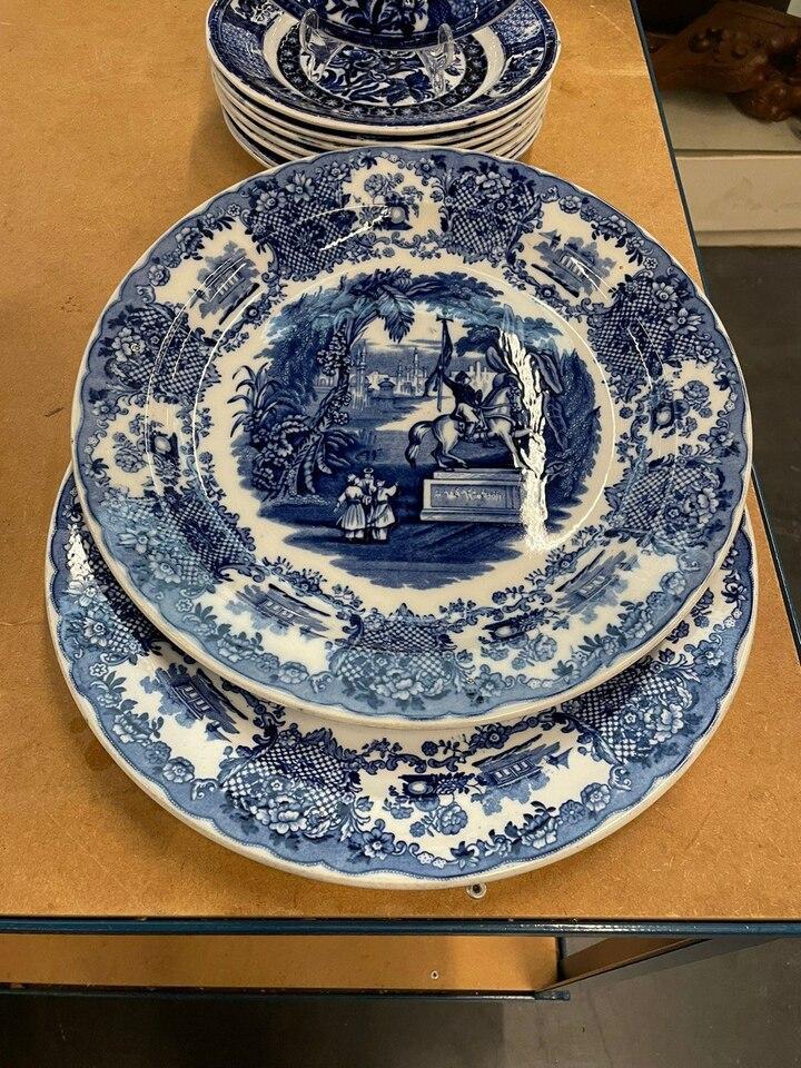 Посуда: вазы/тарелки/чаши винтажные в стиле Делф