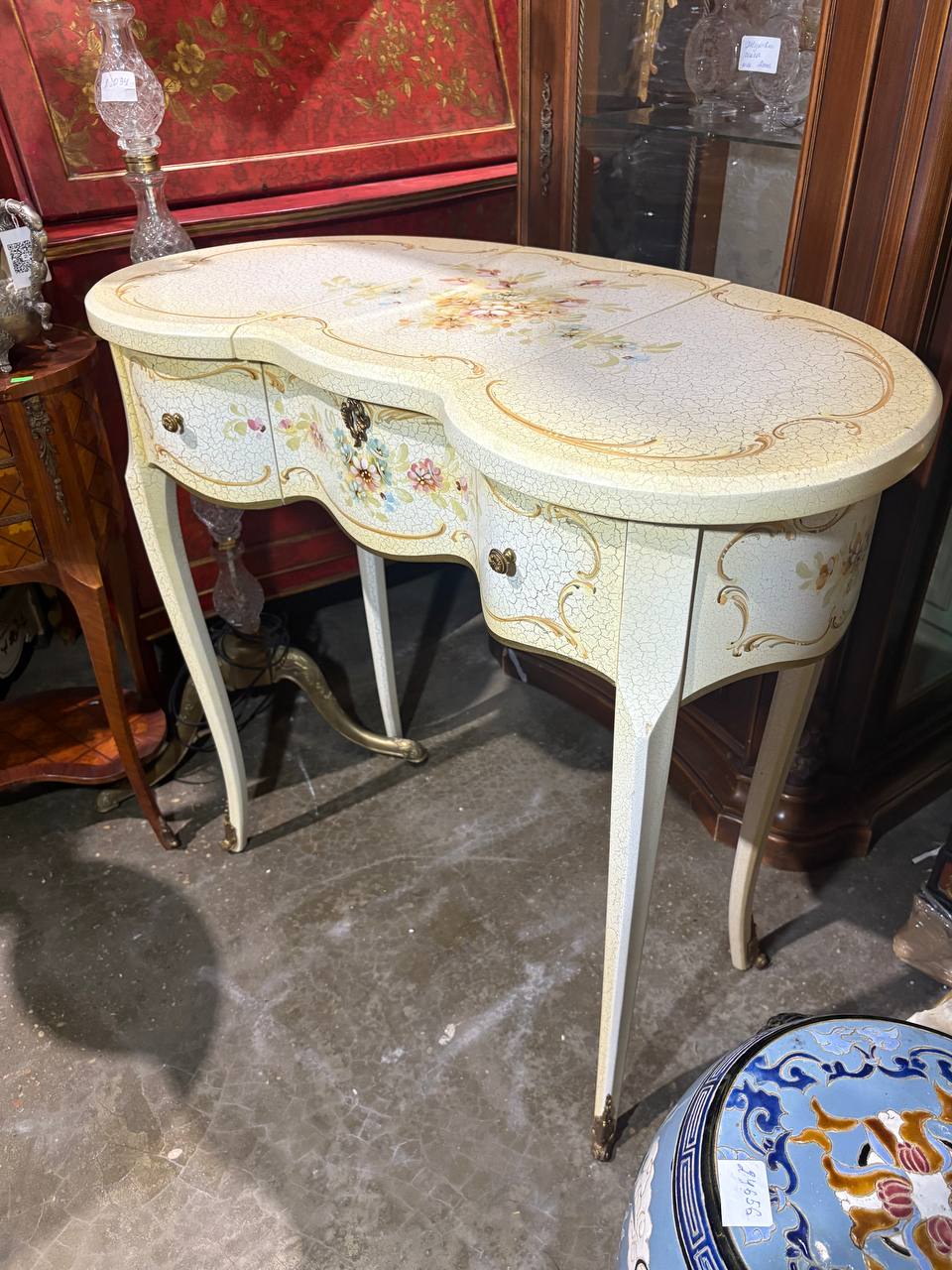 Трюмо/Стол дамский с зеркалом в стиле венецианского барокко