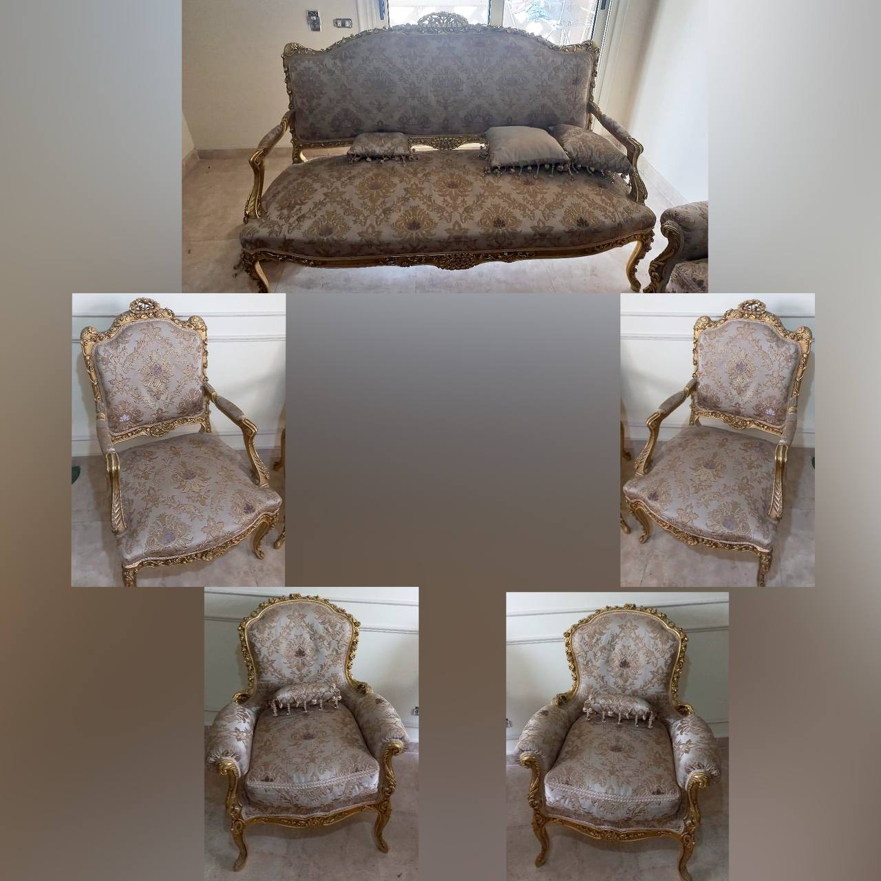 Комплект мягкой мебели для гостиной