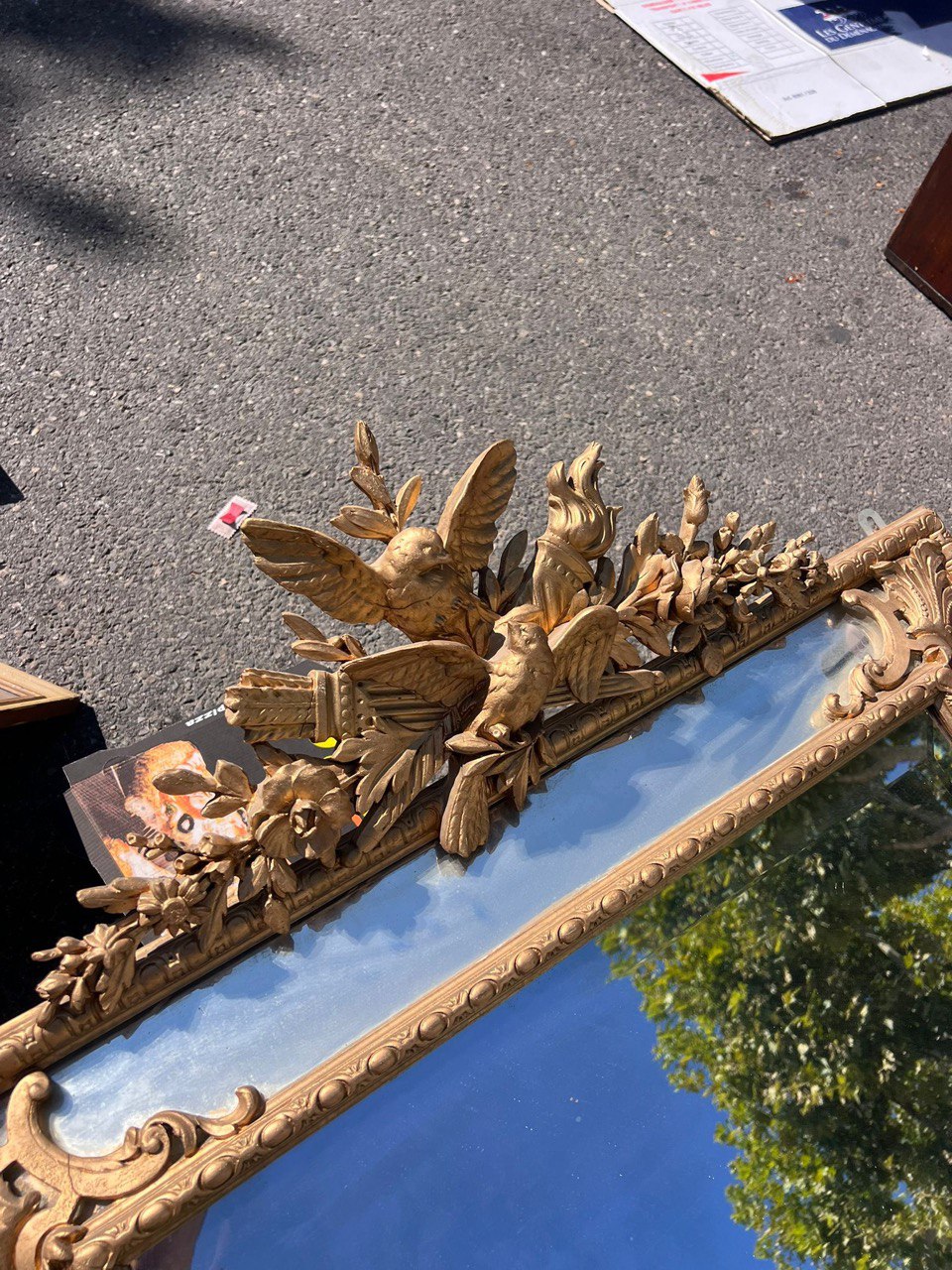 Зеркало настенное в стиле Людовика XVI