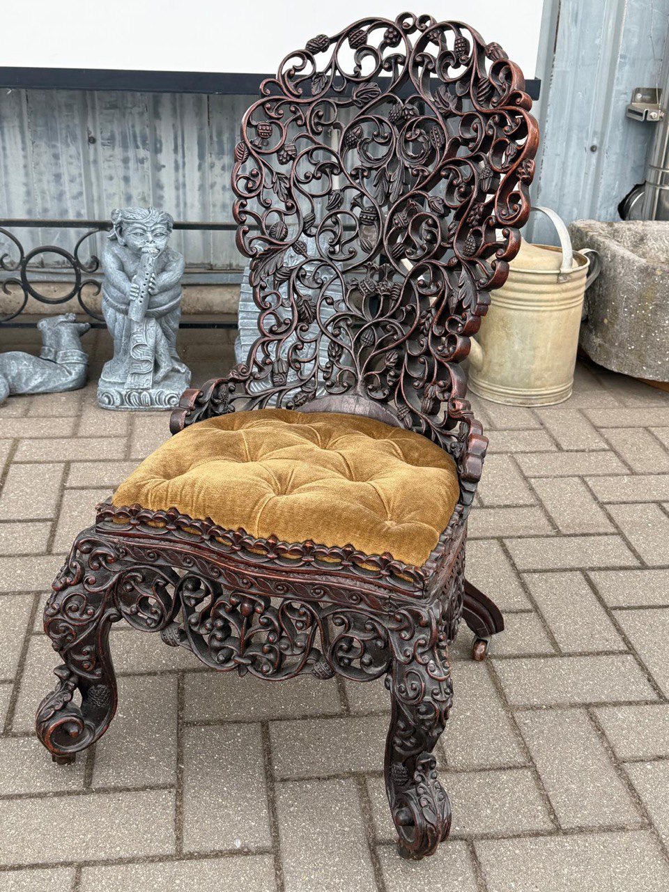 Кресло/Стул в англо-индийском стиле