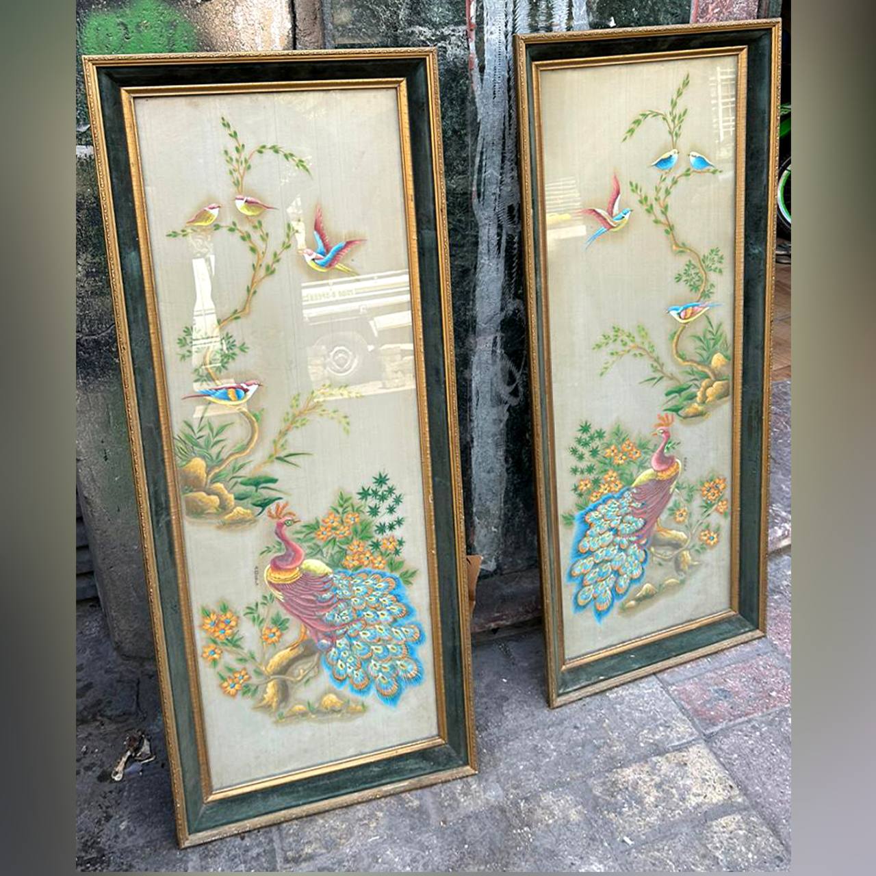 Картина/Панно в стиле шинуазри 2 штуки