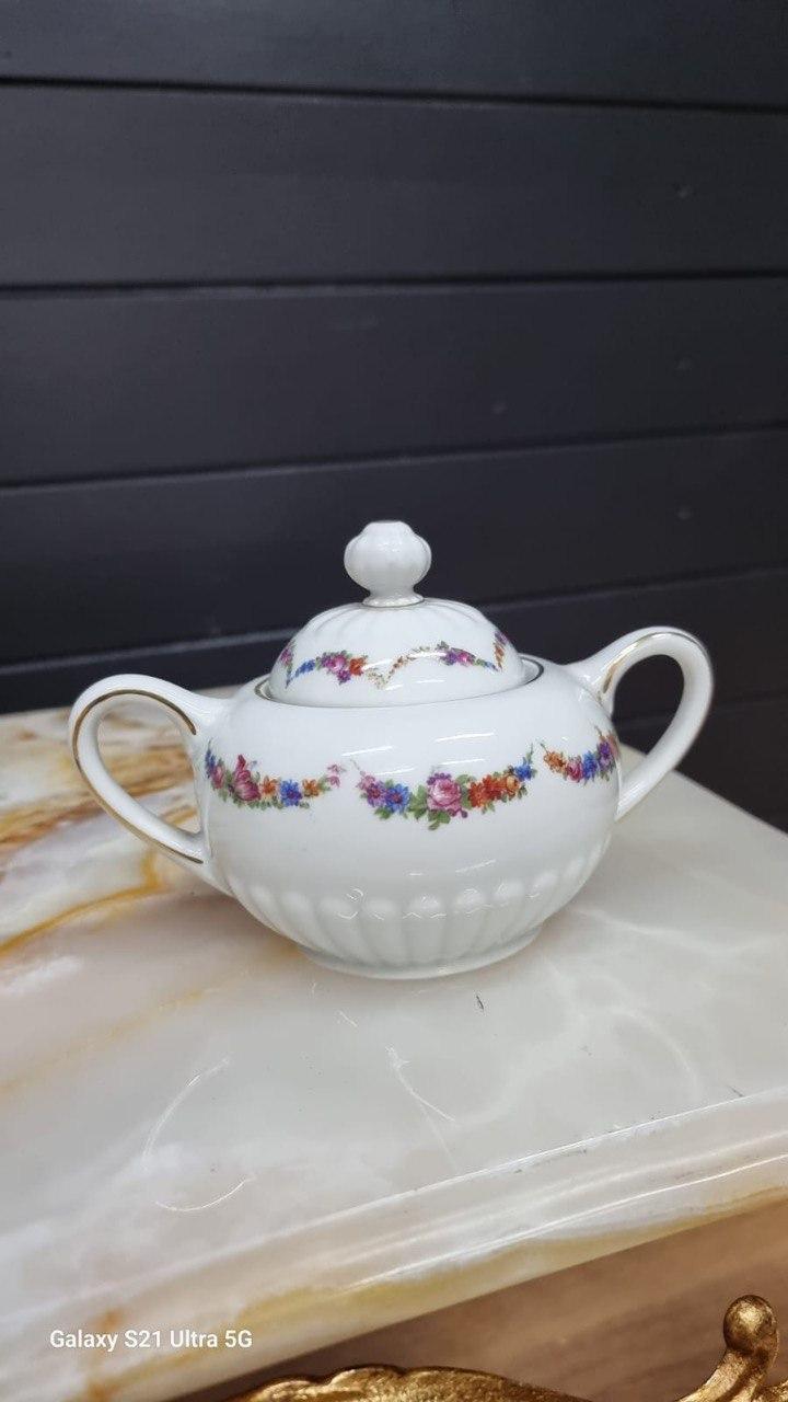 Сахарница винтажная Bohemia