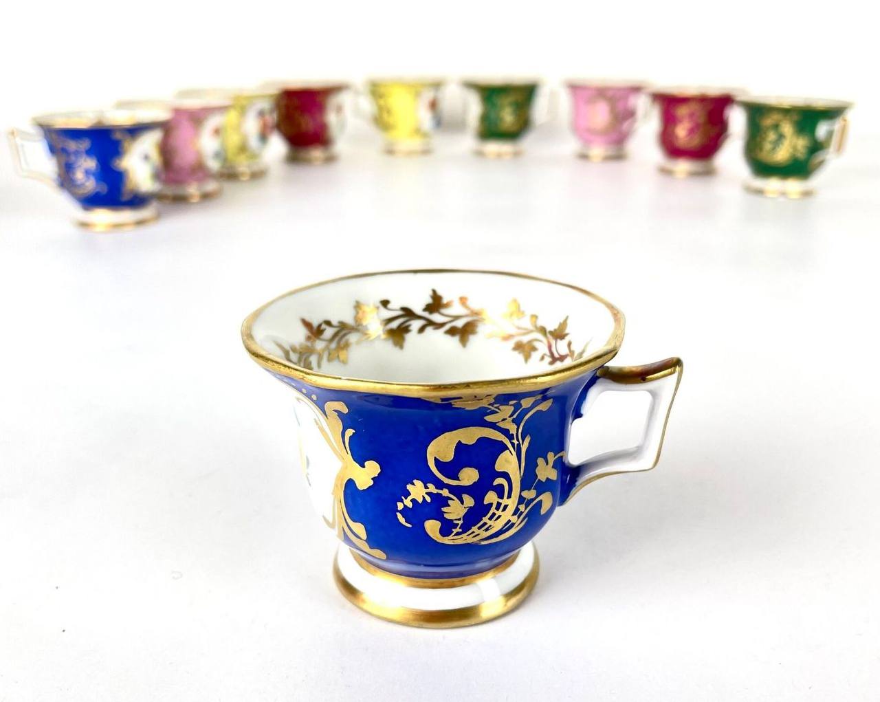 Сервиз чайный коллекционный от мастерской Le Tallec : Чайная пара 10 штук