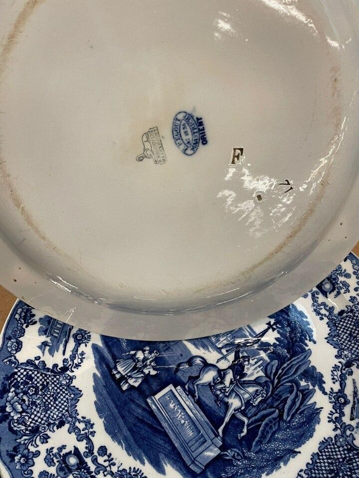 Посуда: вазы/тарелки/чаши винтажные в стиле Делф