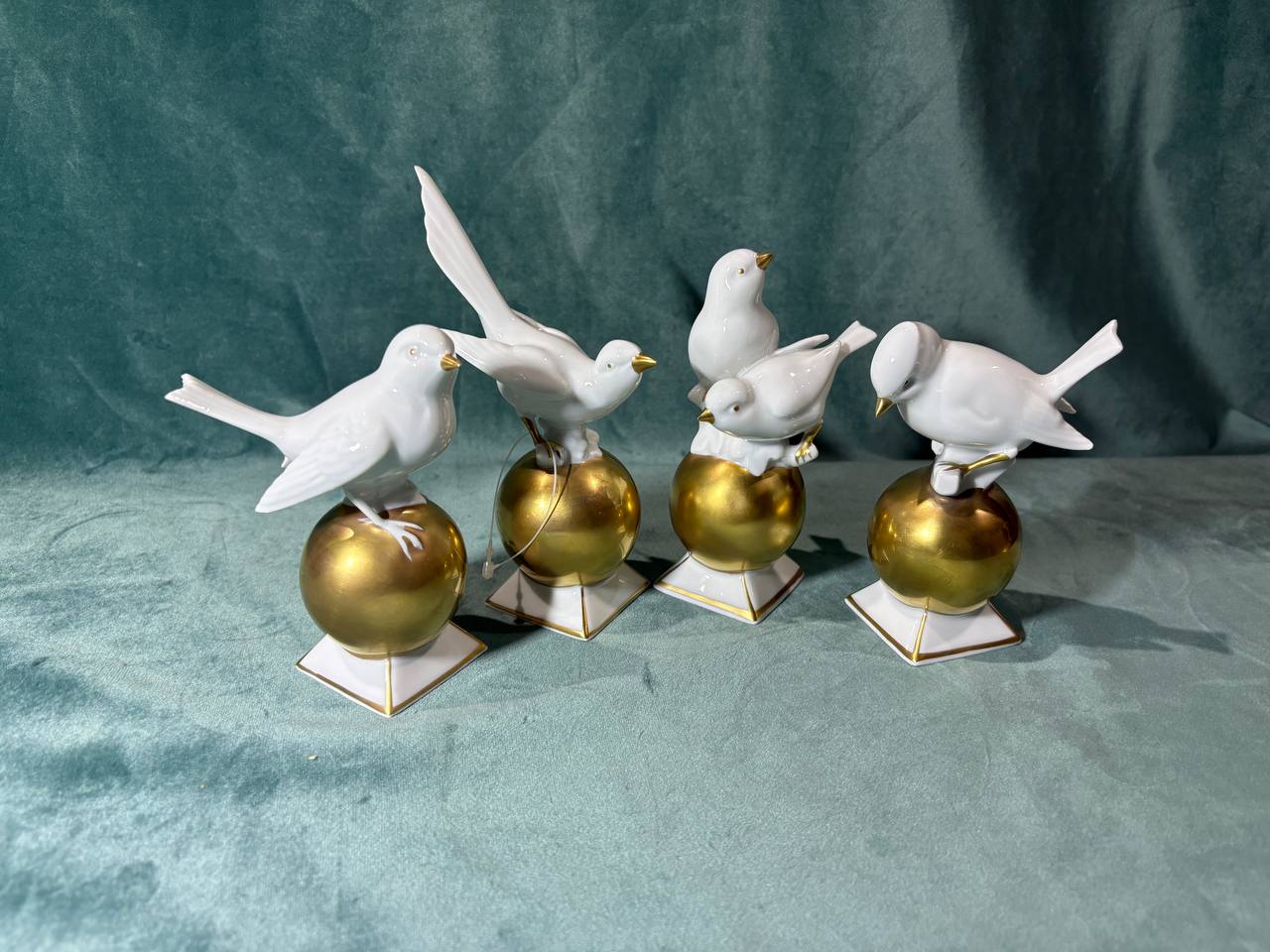 Комплект: Статуэтка Птица 4 штуки