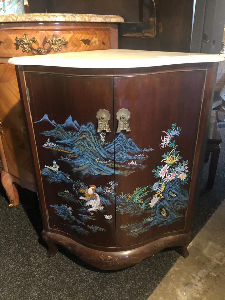 Комод/тумба угловая в стиле шинуазри