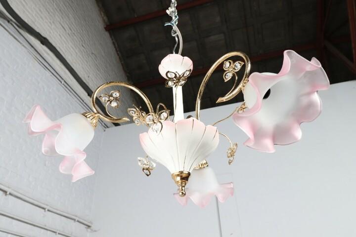 Люстра винтажная с кристаллами Сваровски