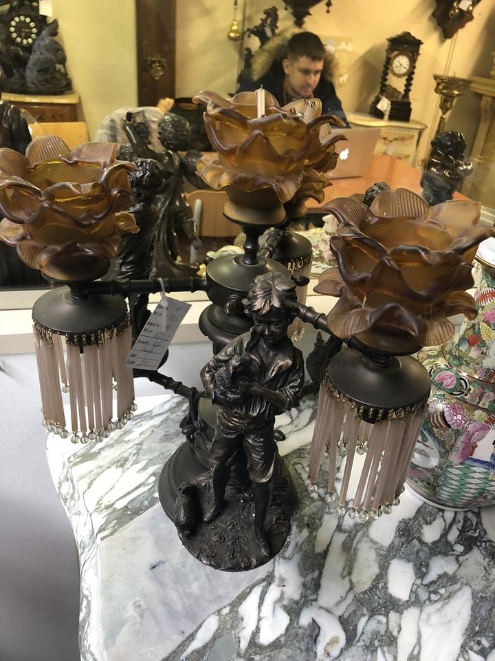 Лампа настольная винтажная