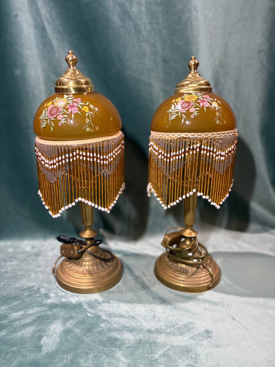 Лампа настольная винтажная 2 штуки