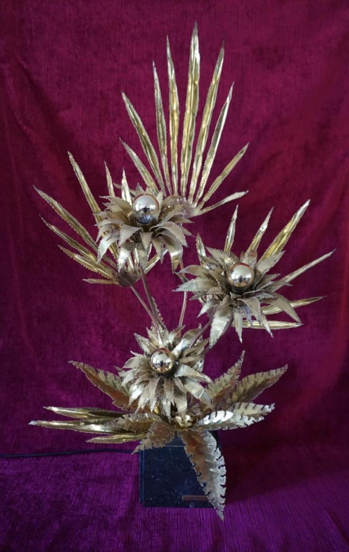 Лампа настольная винтажная в стиле Maison Jansen