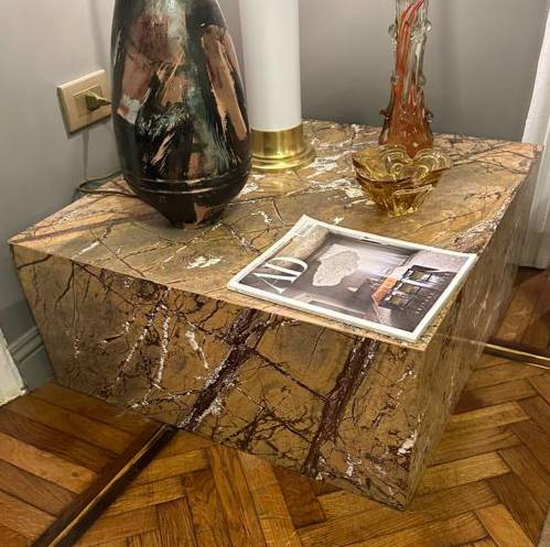 Стол журнальный мраморный