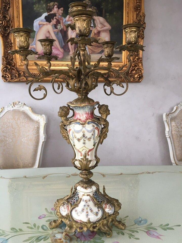 Подсвечник/канделябр винтажный