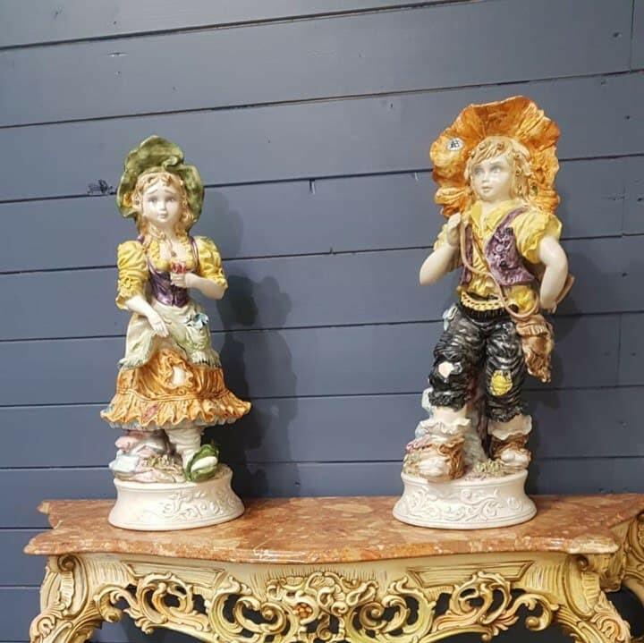 Скульптура/статуэтка 2 штуки в стиле венецианского барокко
