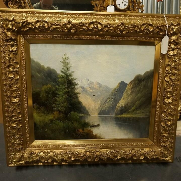 Картина старинная C.Leutner