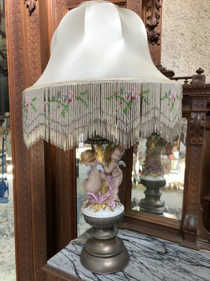 Лампа настольная винтажная