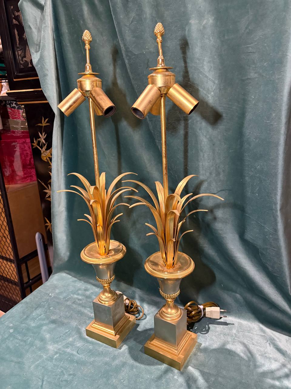 Лампа настольная винтажная 2 штуки