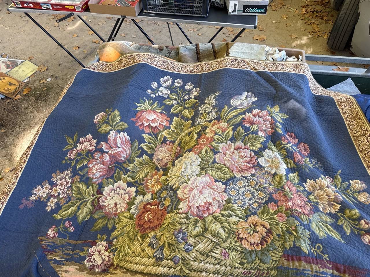 Гобелен винтажный Цветы