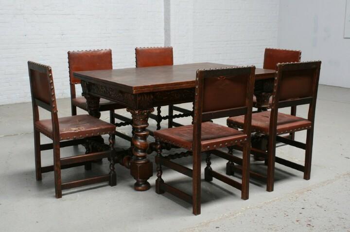 Обеденный комплект в стиле ренессанс