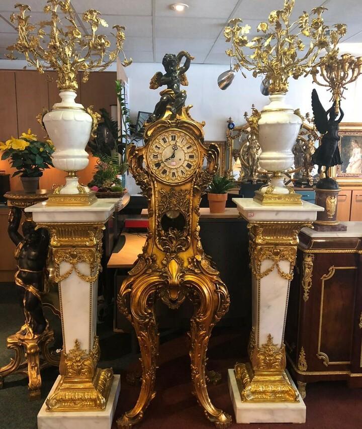 Постамент/колонна 2 штуки в стиле Людовика XVI