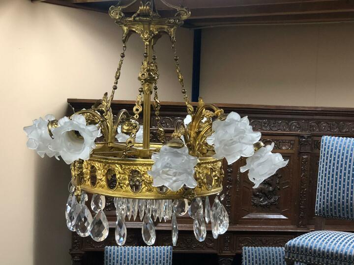 Люстра винтажная