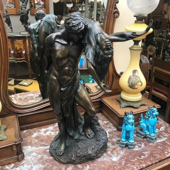 Скульптурная композиция из бронзы