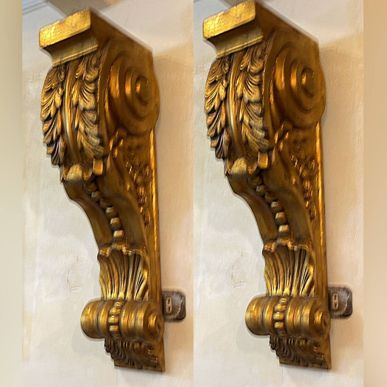 Консоль/полка в стиле венецианского барокко 2 штуки