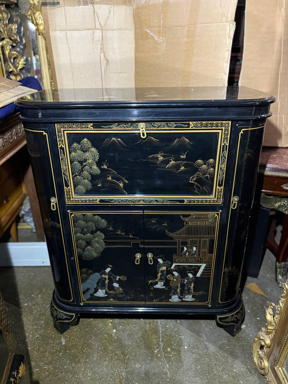 Тумба/Бар/Шкаф барный в стиле шинуазри