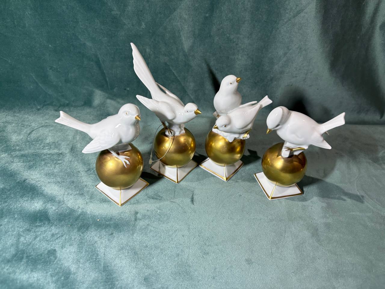 Комплект: Статуэтка Птица 4 штуки