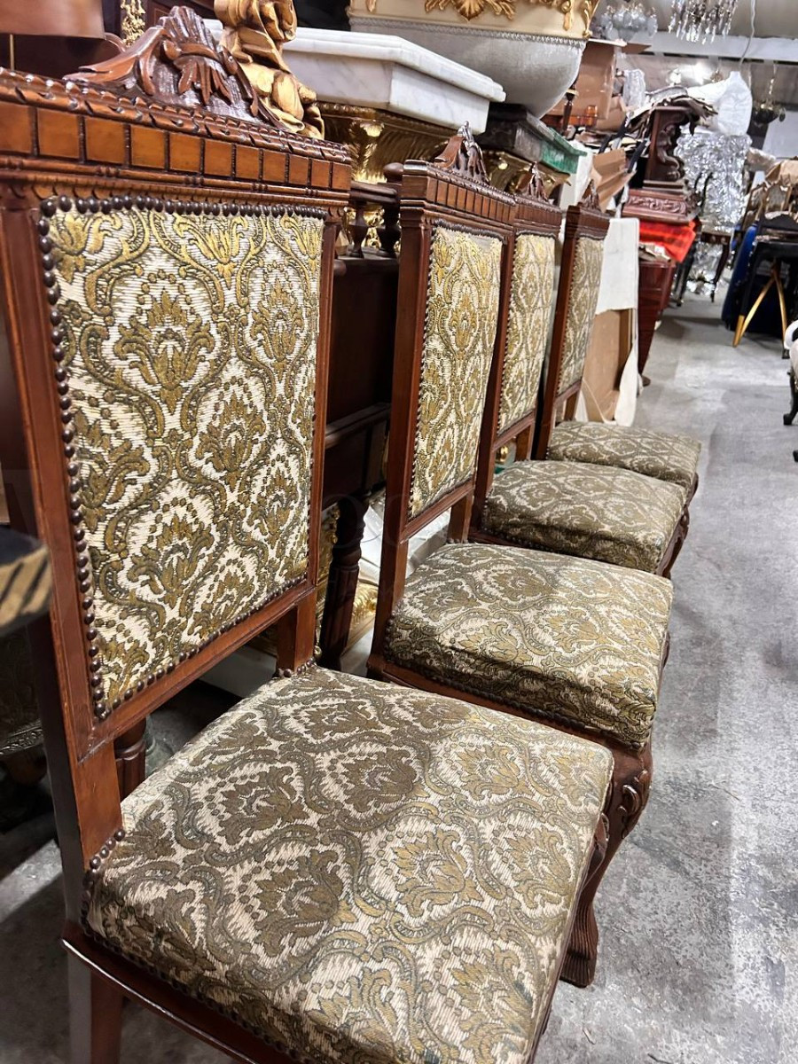 Комплект: Стул 8 штук в стиле ренессанс