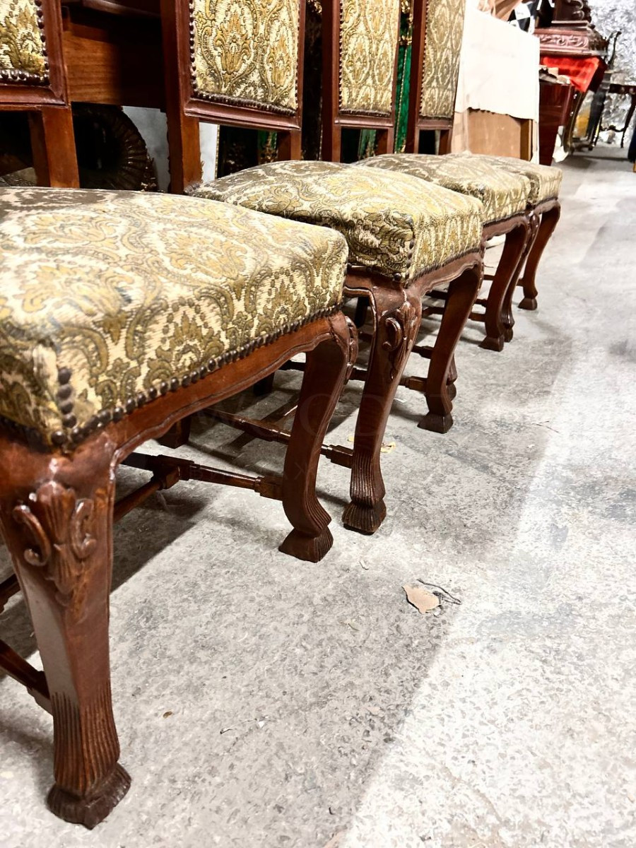 Комплект: Стул 8 штук в стиле ренессанс