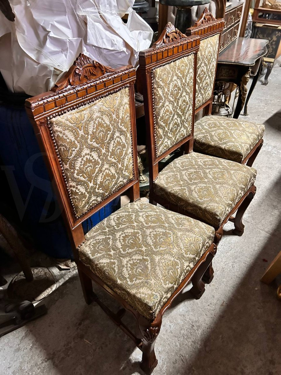 Комплект: Стул 8 штук в стиле ренессанс