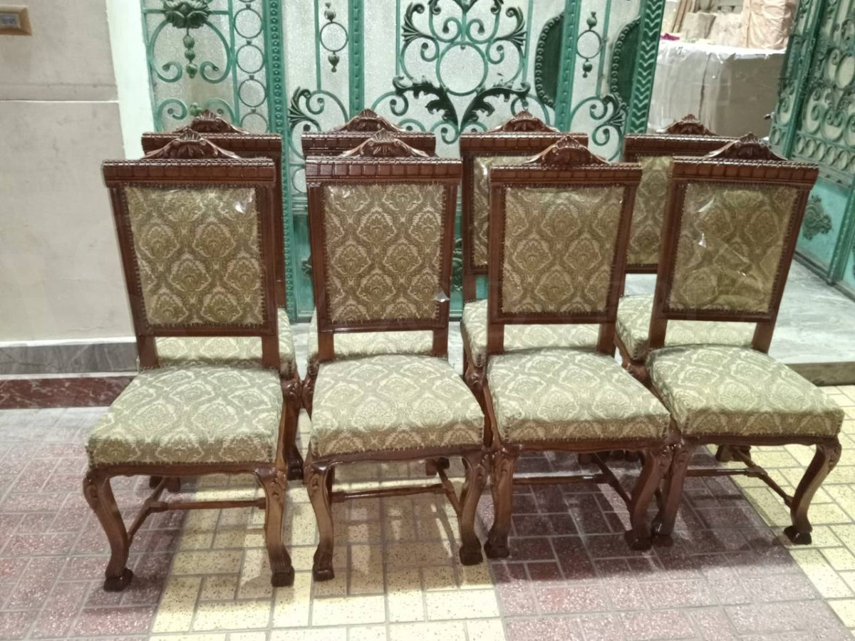 Комплект: Стул 8 штук в стиле ренессанс