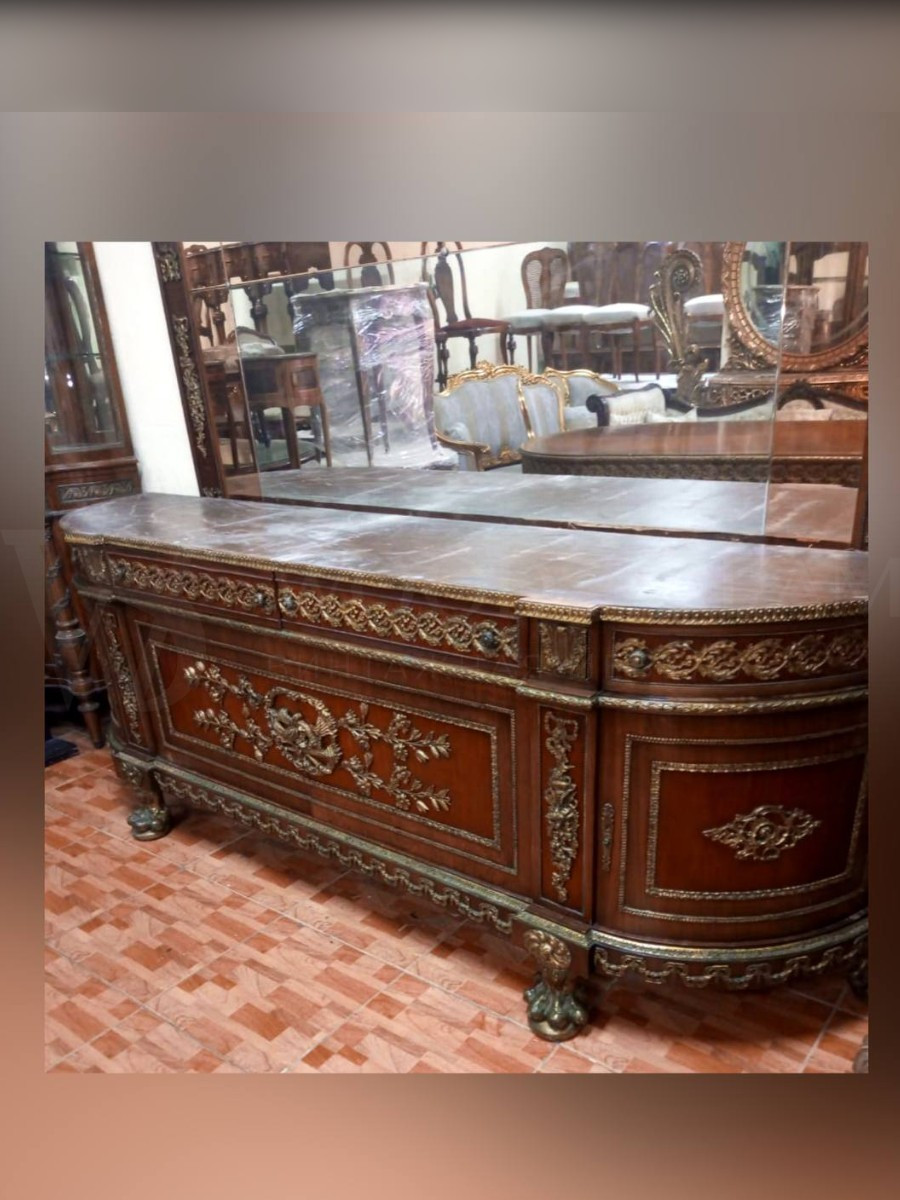 Дрессуар/Комод и Зеркало в стиле Людовика XVI