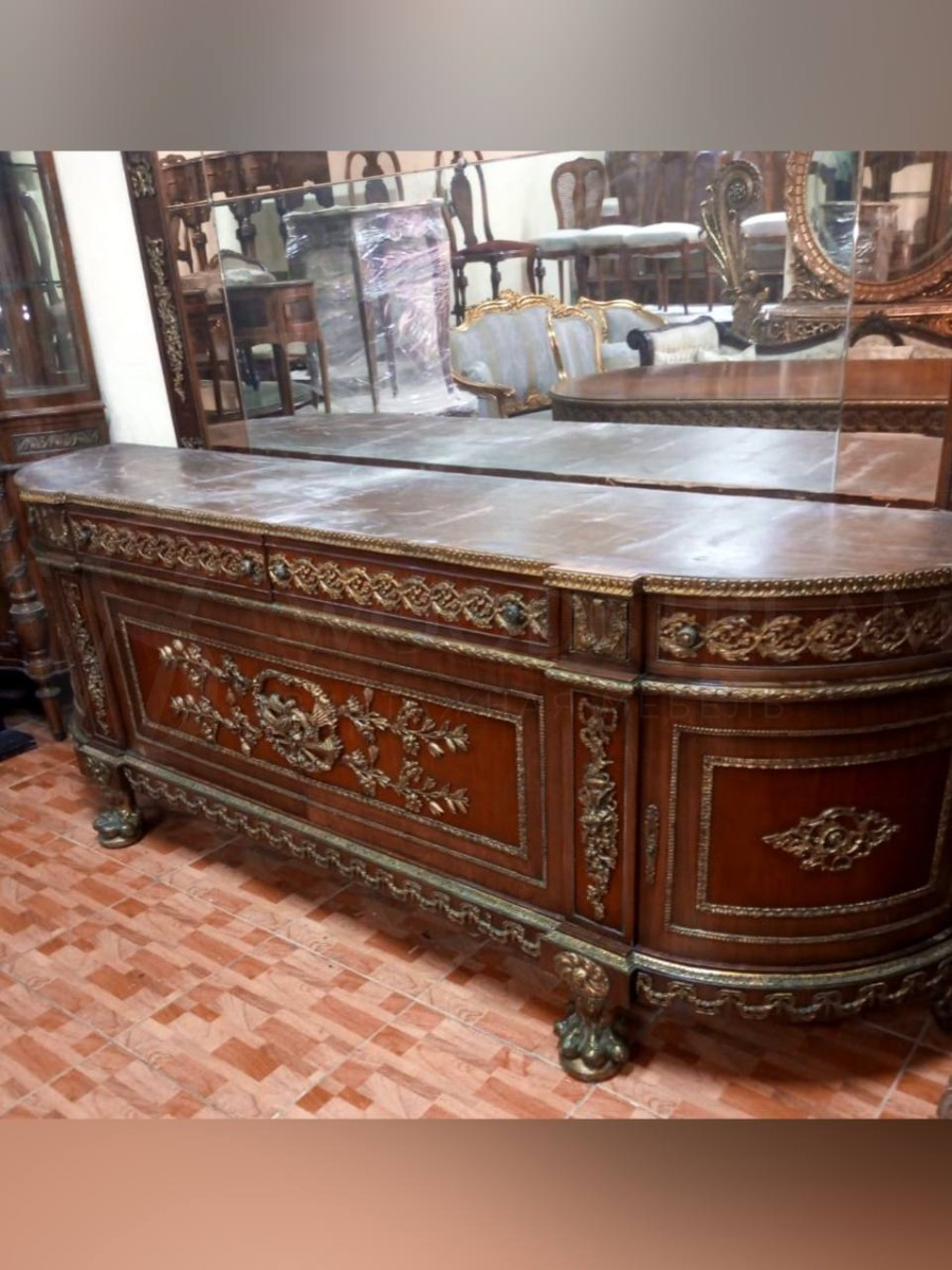 Дрессуар/Комод и Зеркало в стиле Людовика XVI