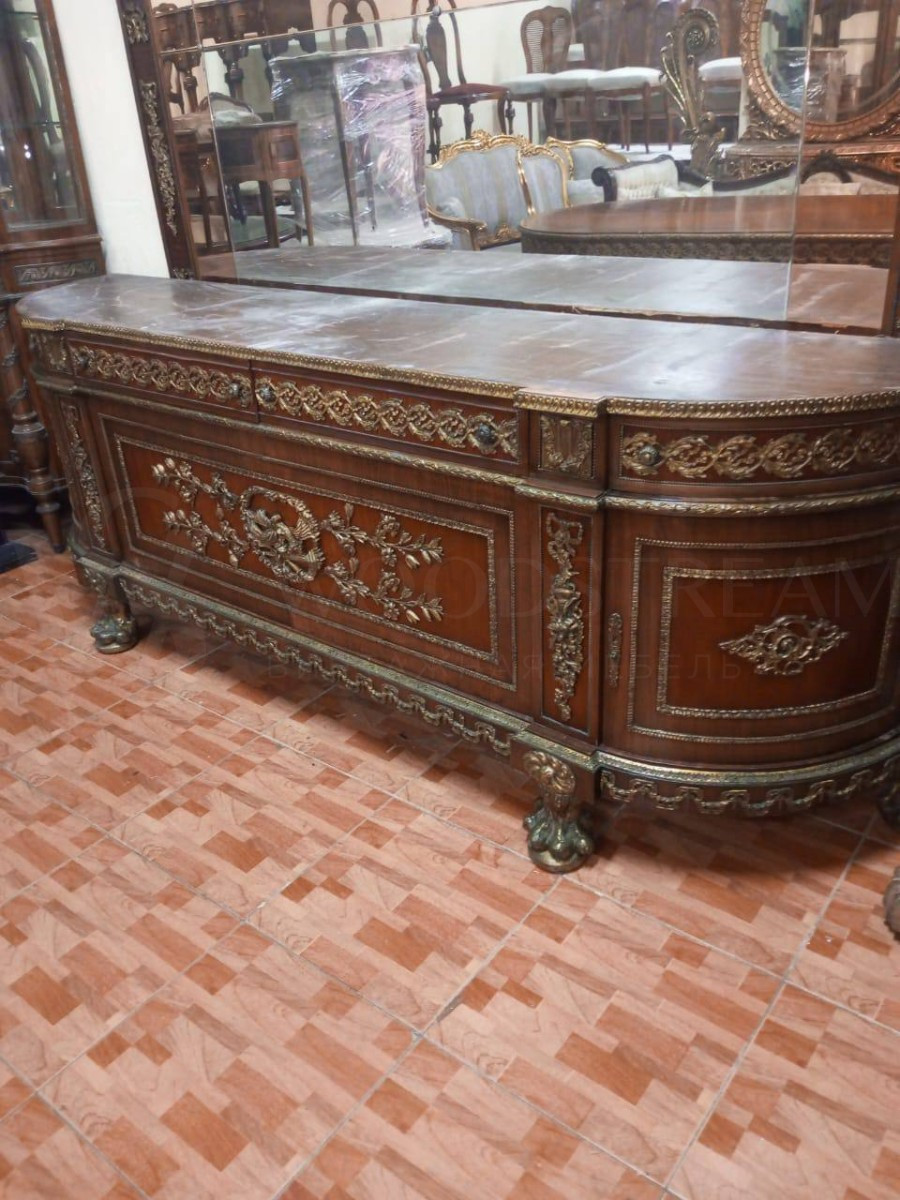 Дрессуар/Комод и Зеркало в стиле Людовика XVI