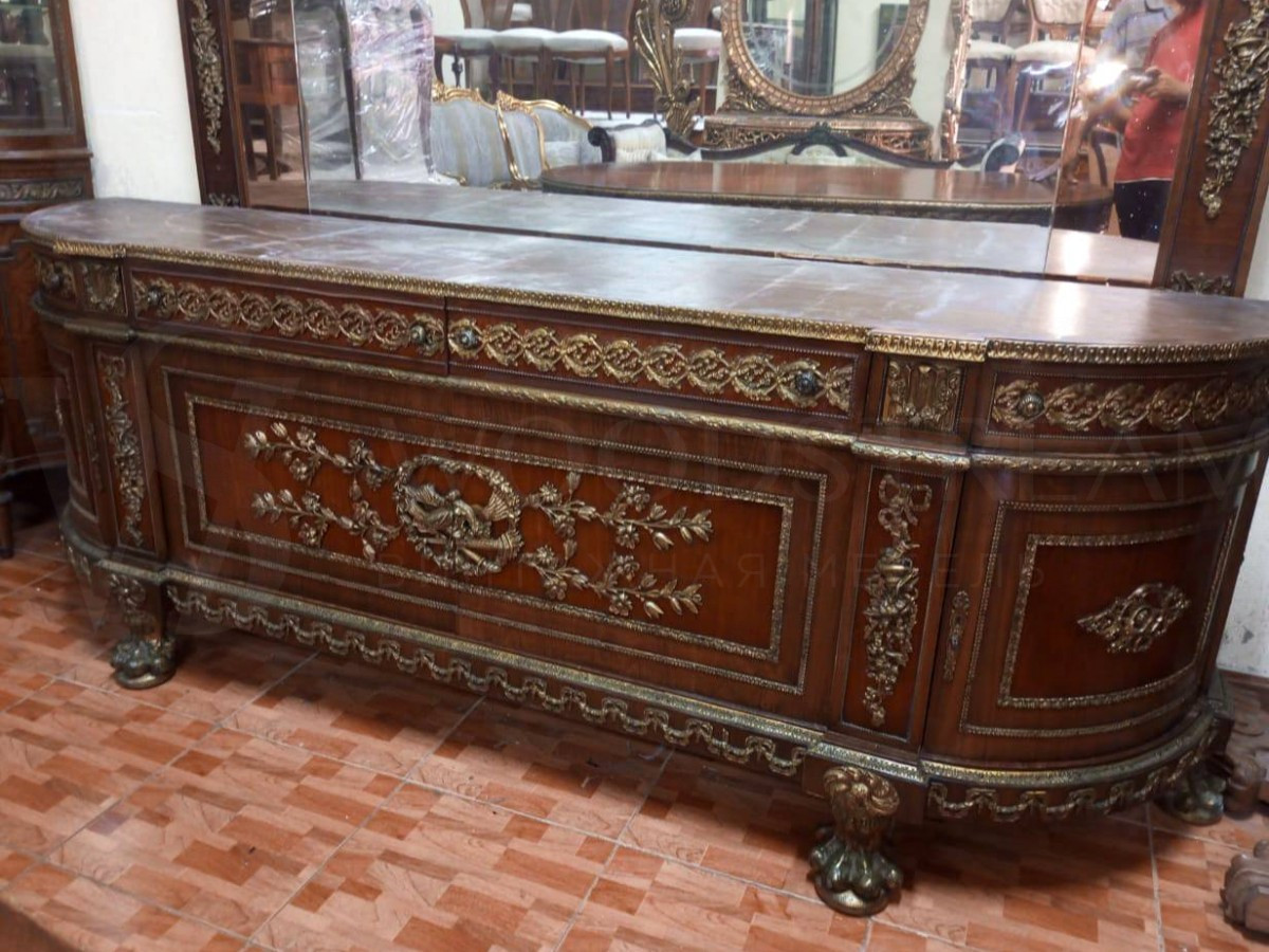 Дрессуар/Комод и Зеркало в стиле Людовика XVI