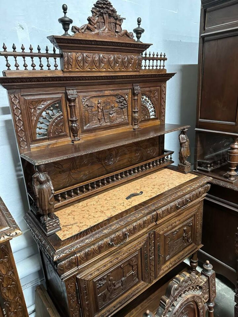 Десертница/Буфет открытый в бретонском стиле